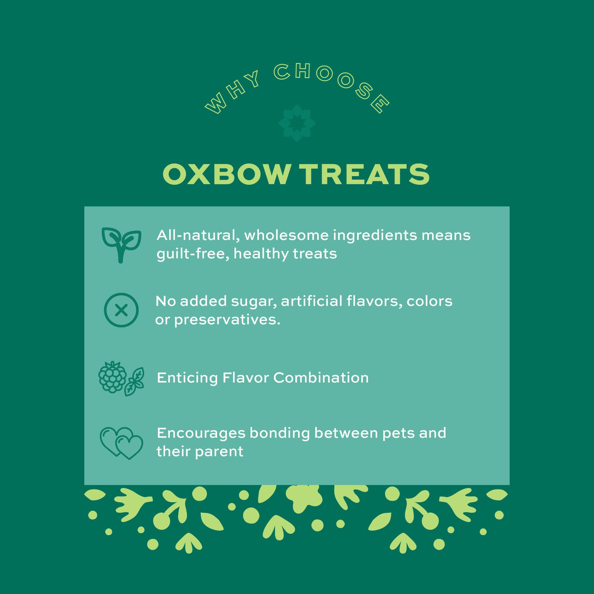 Oxbow Simple Rewards Guinea Pig & Rabbit Treats, Apple Banana, Baked, 3 oz