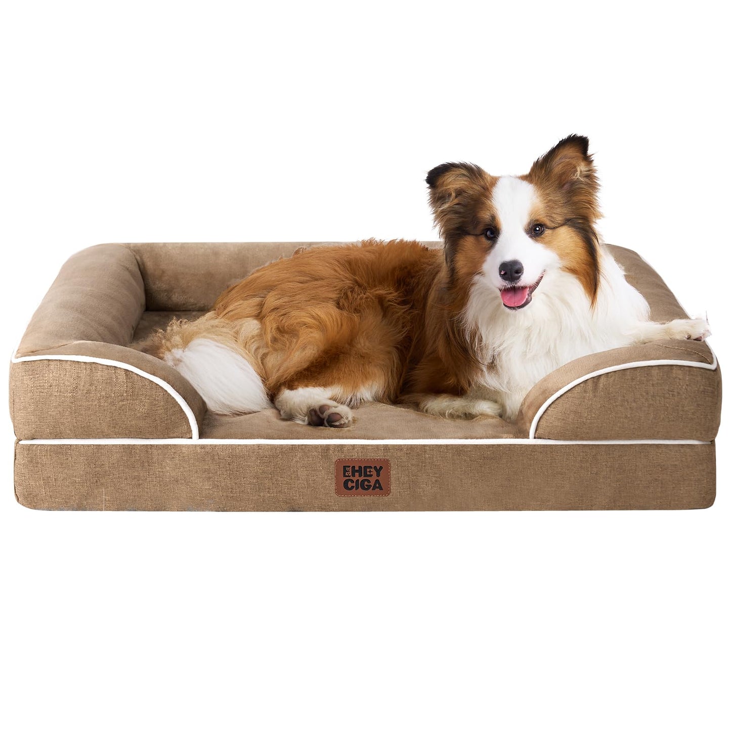 EHEYCIGA Orthopedic Small Dog Bed, Waterproof Memory Foam Washable Pet Beds
