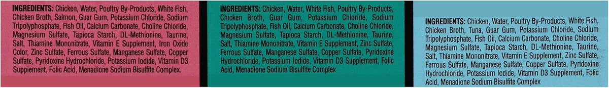 Sheba Perfect Portions Pate Wet Cat Food, Seafood Variety, 2.6 oz, 24 ct