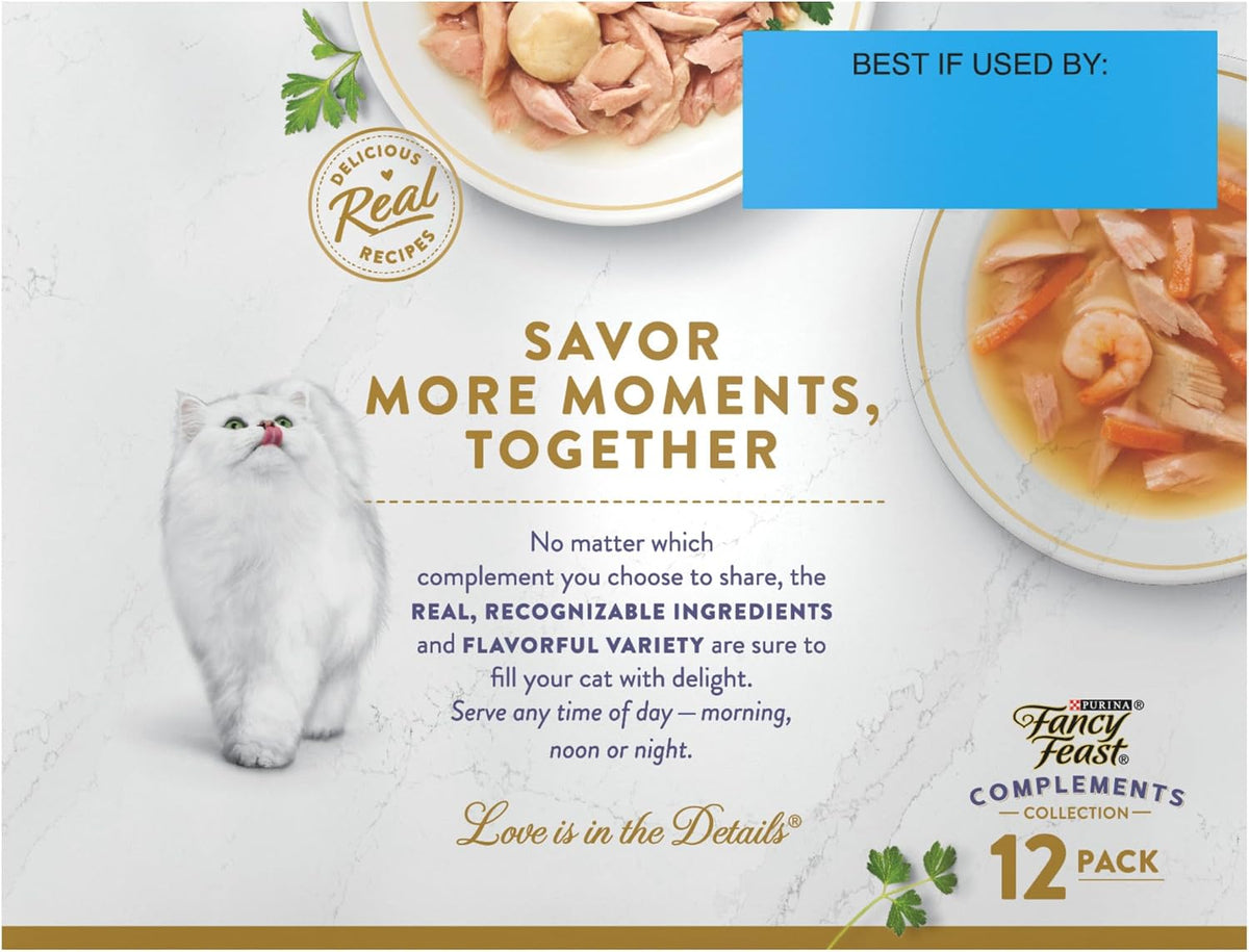 Purina Fancy Feast Appetizers and Broths Variety Pack (2 Pack) 24 Count