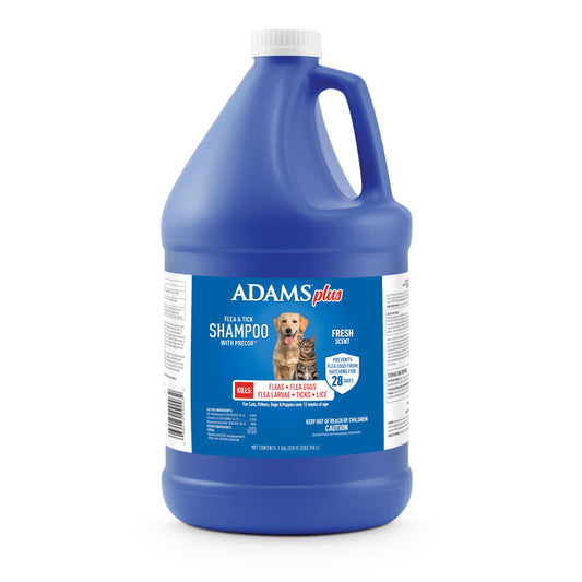 ADAMS Plus Flea & Tick Shampoo with Precor for Dogs & Cats, 12 oz