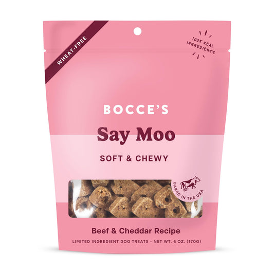 Bocce's Bakery PB & Banana Flavor Soft & Chewy Dog Treats, 6 oz