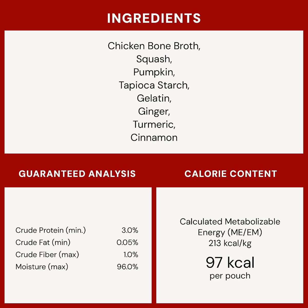 Stella & Chewy's Premium Cage-Free Chicken Bone Broth for Dogs - Joint & Gut Health Support Liquid Food Topper with Collagen & Turmeric, 16 Fl Oz Resealable Pouch