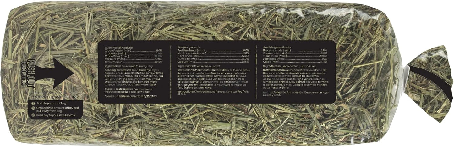 Kaytee Timothy Hay, High Fiber for Rabbits, Guinea Pigs, 32 Ounces
