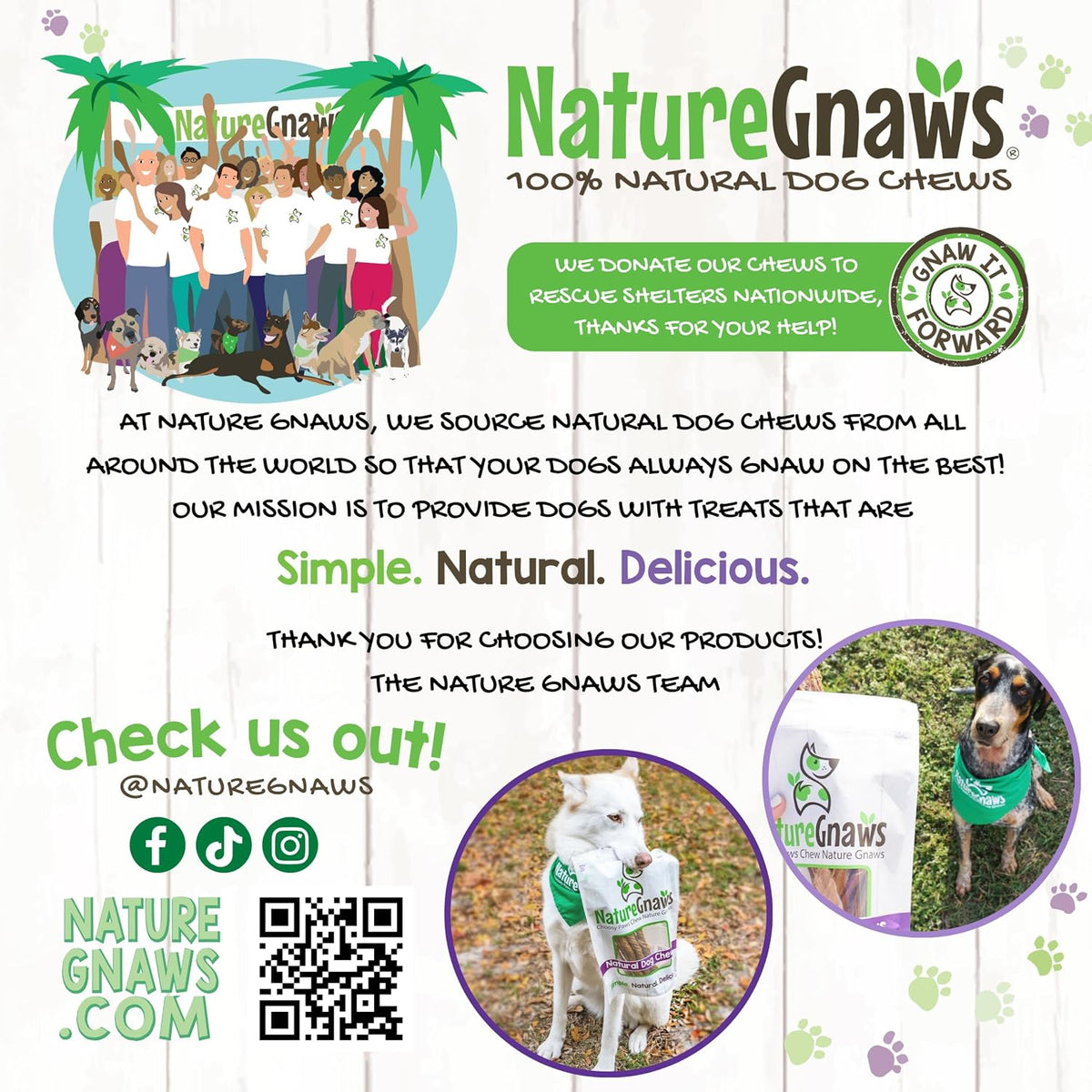 Nature Gnaws USA Turkey Tendons Dog Treats, 4 oz