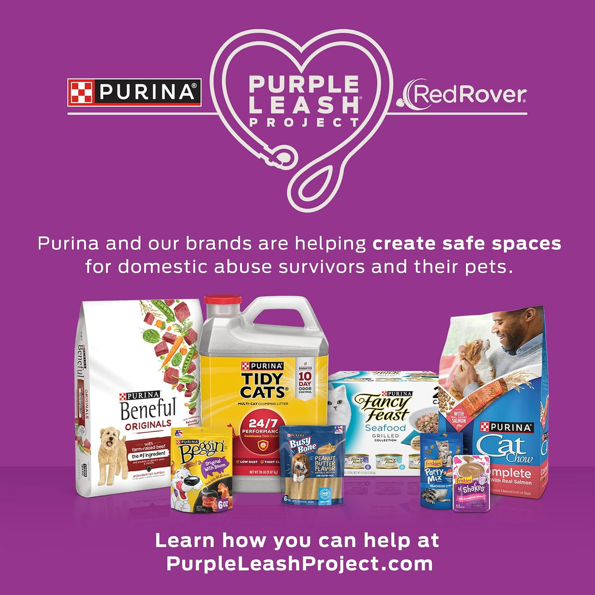 Purina Tidy Cats Low Dust Clumping Cat Litter, LightWeight Free & Clean Unscented, Multi Cat Litter - 17 lb. Box