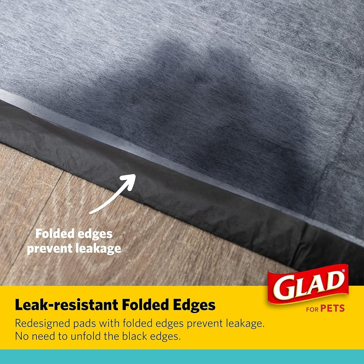 Glad for Pets Activated Carbon Disposable Dog Training Pads, 100 Count
