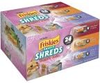 Friskies Purina Shreds Wet Cat Food in Gravy Variety Pack, (24) 5.5 oz Cans