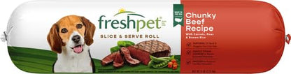 Freshpet Dog Food, Slice and Serve Roll, Tender Chicken Recipe, 16 Oz
