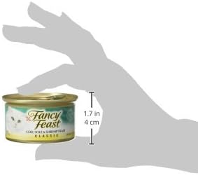 Purina Fancy Feast Seafood Classic Pate Variety Pack, 3 oz Cans, 30-Pack