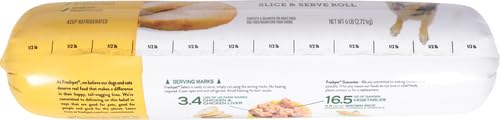 Freshpet Dog Food, Slice and Serve Roll, Tender Chicken Recipe, 16 Oz