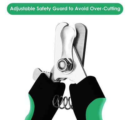 Candure Cat Nail Clippers for Indoor Cats, Rabbits, Hamsters, Birds with Precise Angled Edges to Ensure Easy & Safe Trimming Stainless Steel Cat Nail Trimmer for At-Home Cat Grooming