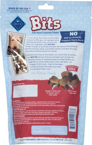 Blue Buffalo Bits Salmon Training Treats, 4 oz