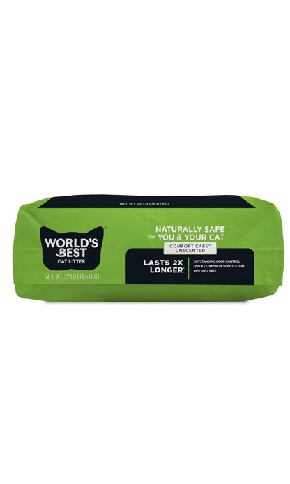 World's Best Cat Litter, Comfort Care, Unscented, Odor Control, 15 lb Bag