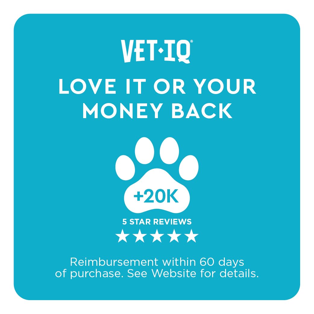 VetIQ Glucosamine Hip & Joint Chews for Dogs, MSM & Krill, 180 Count