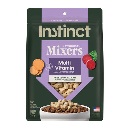 Instinct Freeze Dried Mixers, Dog Food Toppers, Beef, 6 oz. Bag