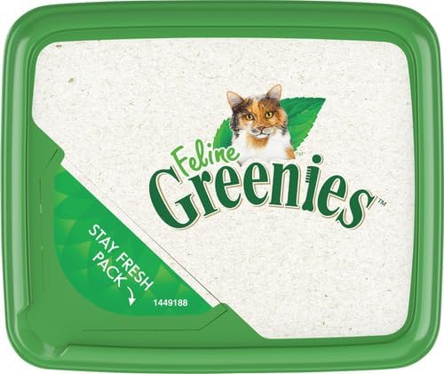 Greenies Feline Natural Dental Cat Treats, Catnip Flavor, 9.75 oz