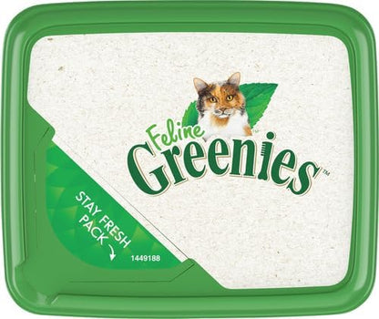 Greenies Feline Natural Dental Cat Treats, Catnip Flavor, 9.75 oz
