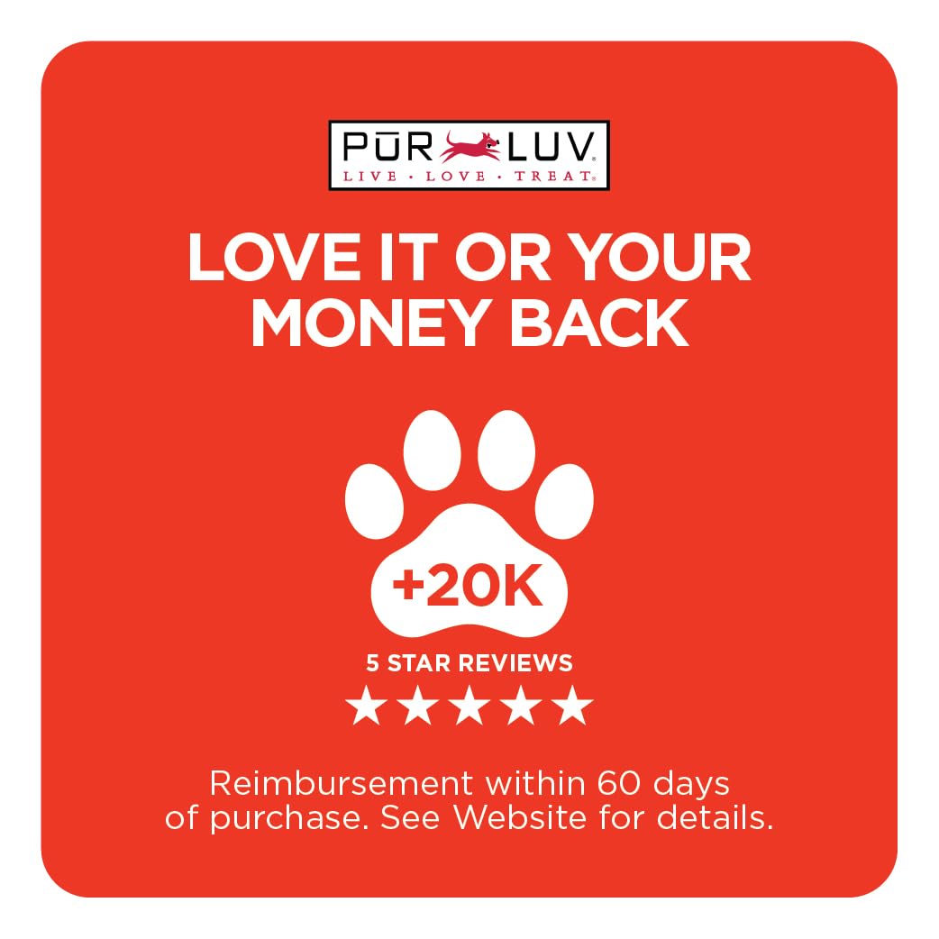 Pur Luv Dog Treats, K9 Kabobs Made with Real Chicken and Duck, 12 Ounces, Dog Snacks, Healthy, Easily Digestible, Long-Lasting, High Protein Treat, Satisfies Urge to Chew (Pack of 12)
