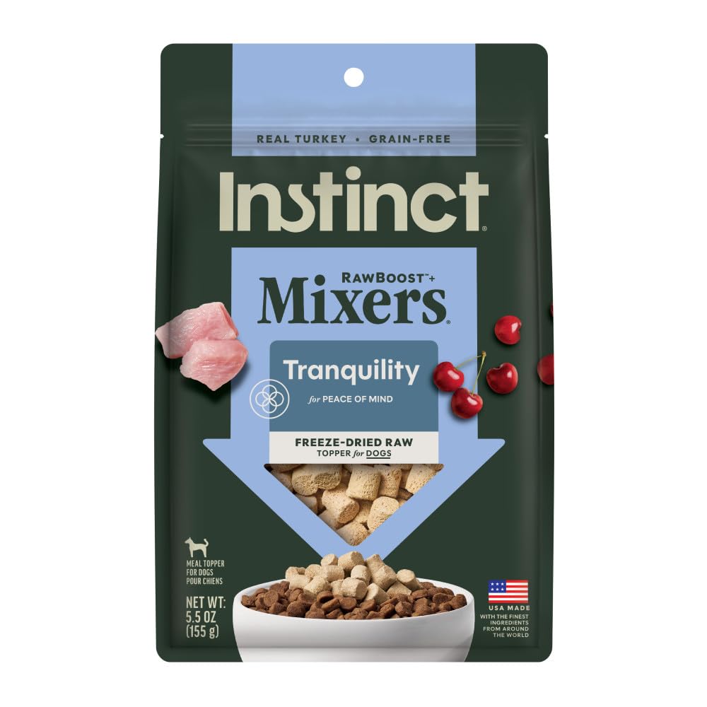 Instinct Freeze Dried Mixers, Dog Food Toppers, Beef, 6 oz. Bag
