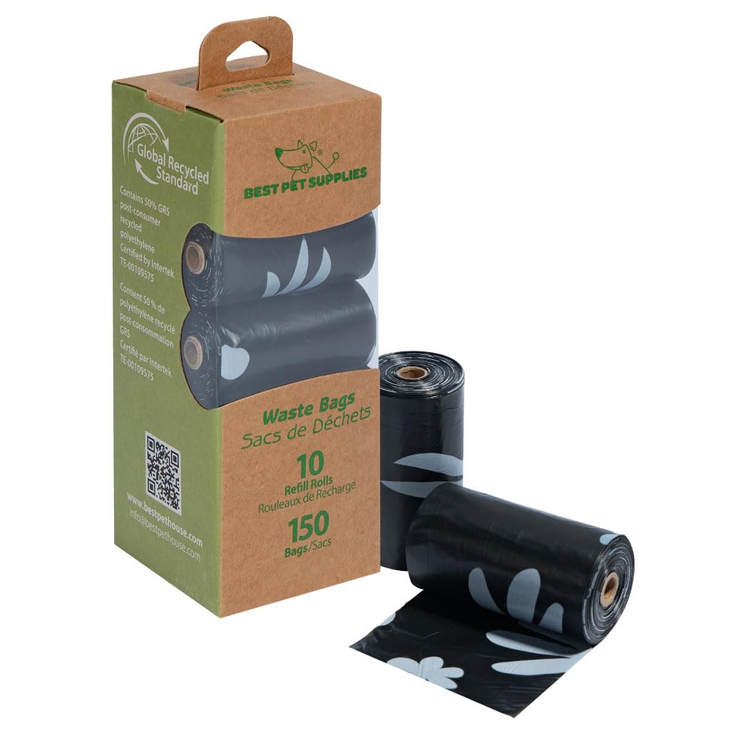 Best Pet Supplies GRS Poop Bags for Dogs - 600 Count, Green, Unscented