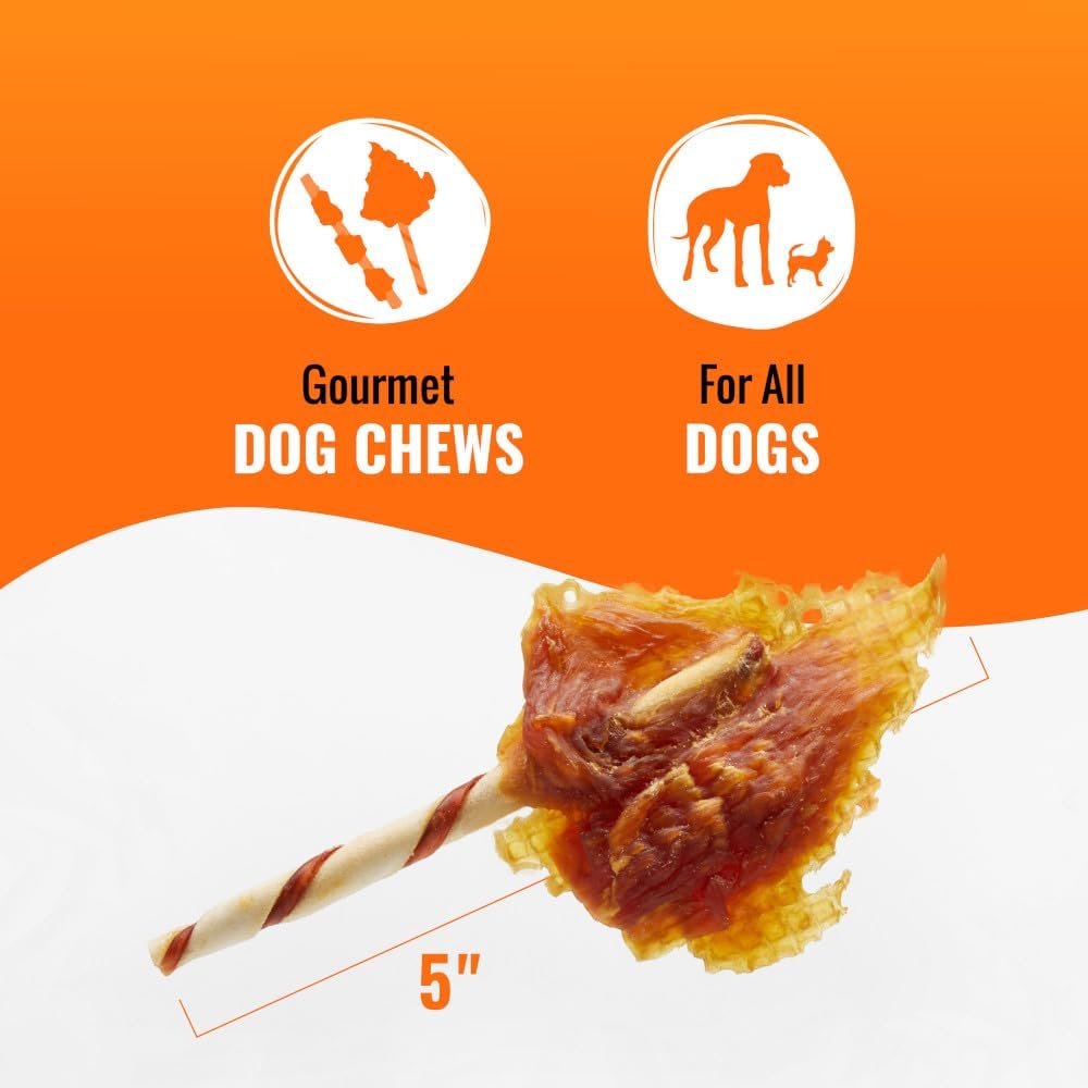 Good 'n' Fun Wings Long-Lasting Dog Treat with Real Protein, 12 oz (2 Pack)