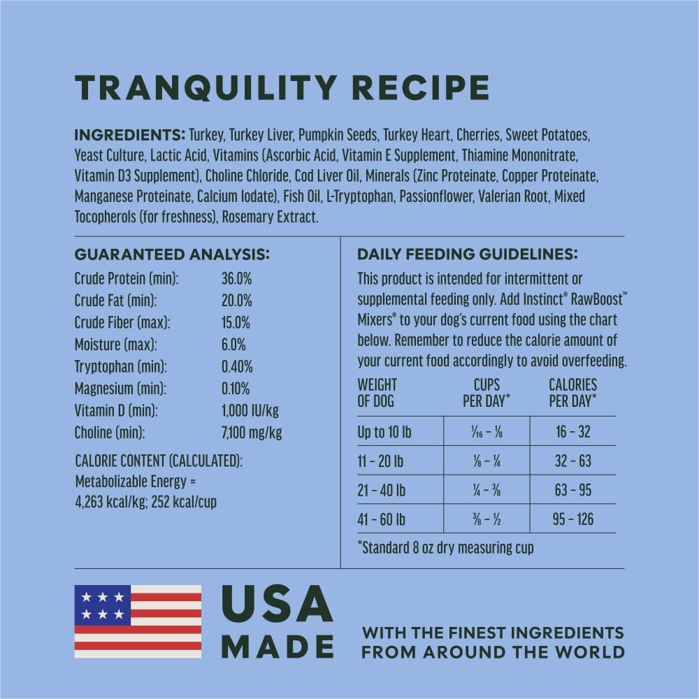 Instinct Freeze Dried Mixers, Dog Food Toppers, Beef, 6 oz. Bag