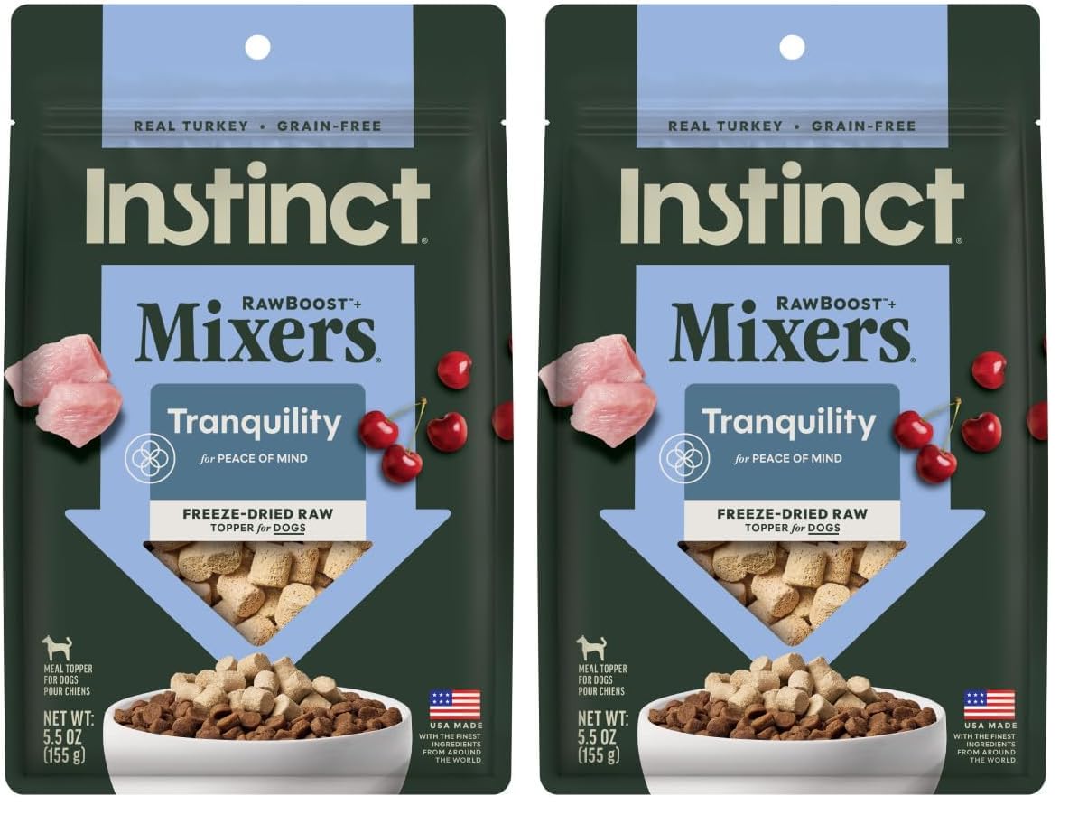 Instinct Freeze Dried Mixers, Dog Food Toppers, Beef, 6 oz. Bag