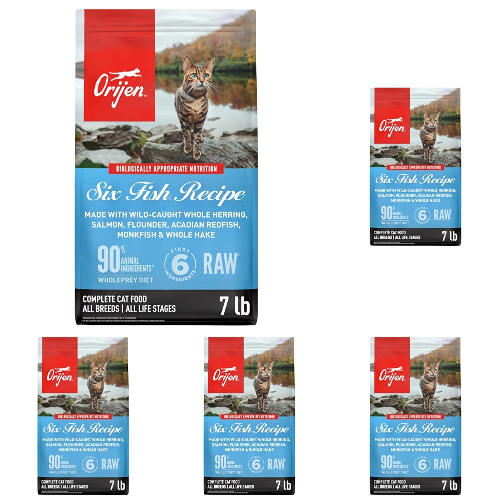 ORIJEN Fit & Trim Grain Free WHOLEPREY Dry Cat Food 4lb Bag