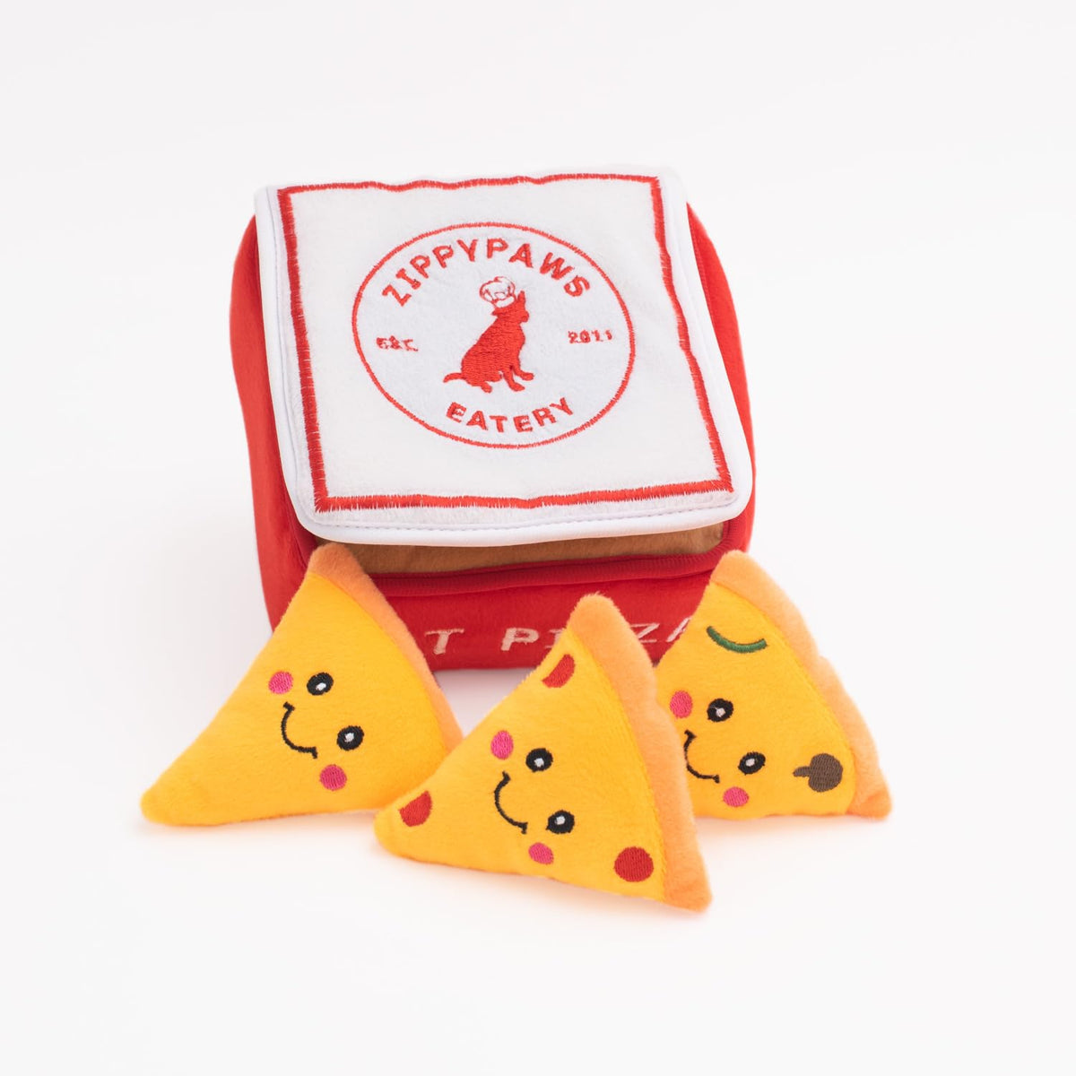 ZippyPaws Burrow Hide & Seek Plush Puzzles - Milk and Cookies