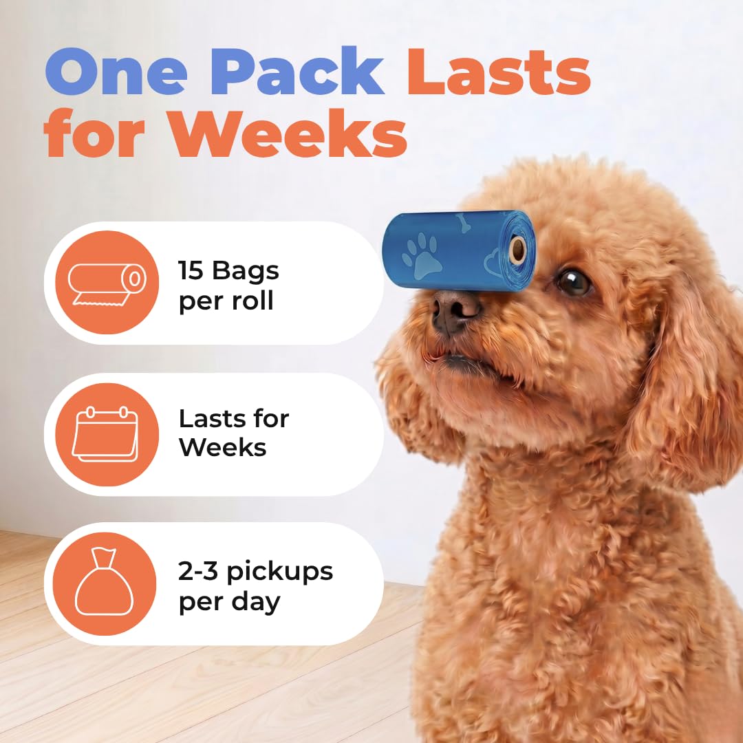 Best Pet Supplies GRS Poop Bags for Dogs - 600 Count, Green, Unscented