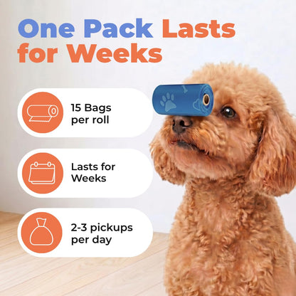 Best Pet Supplies GRS Poop Bags for Dogs - 600 Count, Green, Unscented