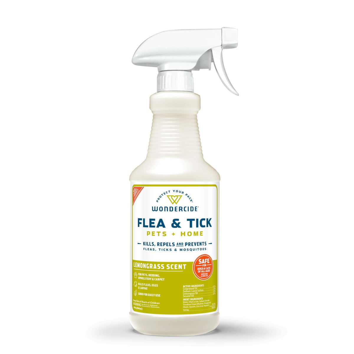 Wondercide Flea Tick & Mosquito Spray for Pets & Home - Rosemary 16 fl oz