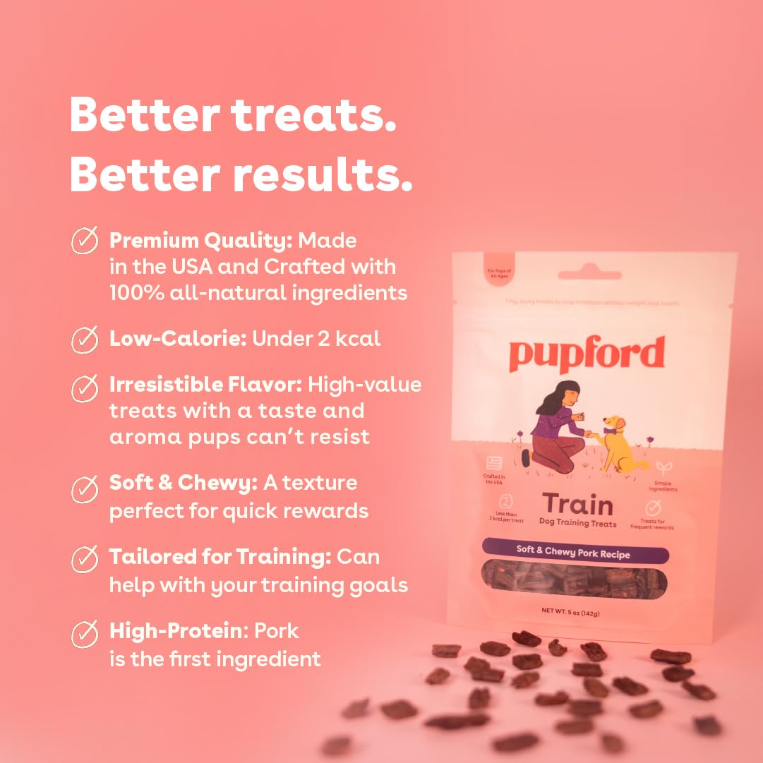 Pupford Soft & Chewy Training Treats for Dogs & Puppies (Chicken, 10 oz, 2 Pack)