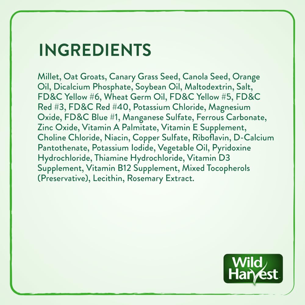Wild Harvest Daily Blend Bird Food For Parakeet, Canary & Finch,10 lbs