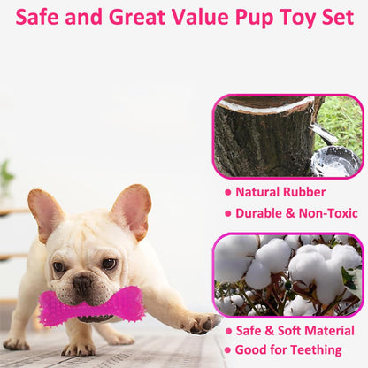 Beiker 20 Pack Puppy Chew Toys, Dog Teething Toys for Puppies Small Dogs
