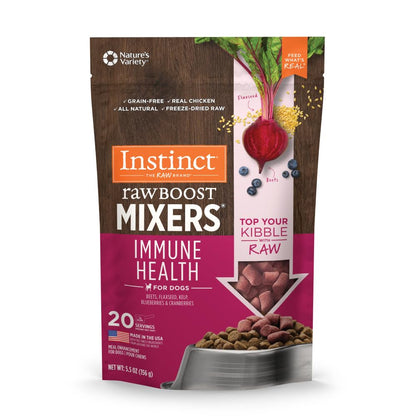 Instinct Freeze Dried Mixers, Dog Food Toppers, Beef, 6 oz. Bag
