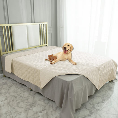 Ameritex Waterproof Dog Bed Blankets Cover for Bed Couch Sofa Reversible