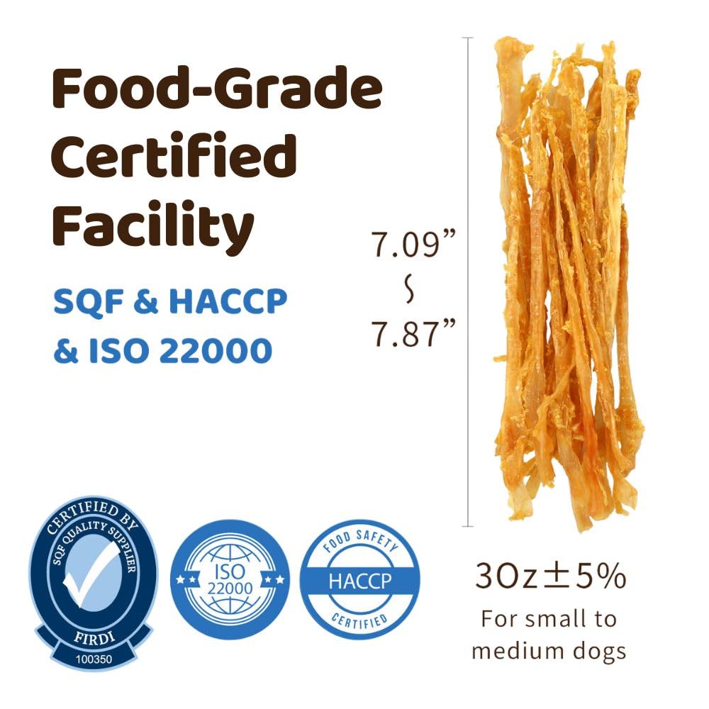 iPaw Turkey Tendon for Dogs Value Pack, All Natural Human Grade Puppy Chew