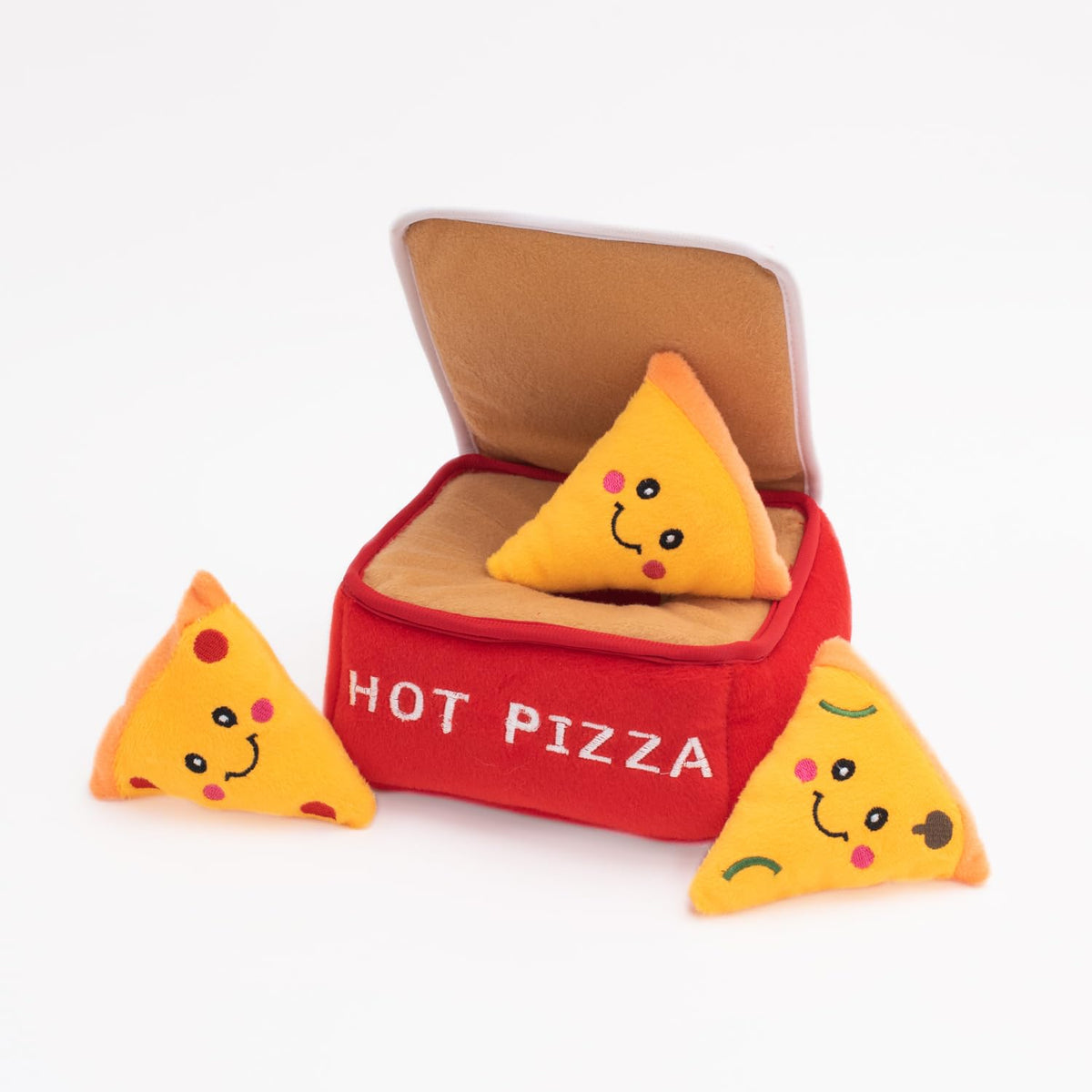 ZippyPaws Burrow Hide & Seek Plush Puzzles - Milk and Cookies