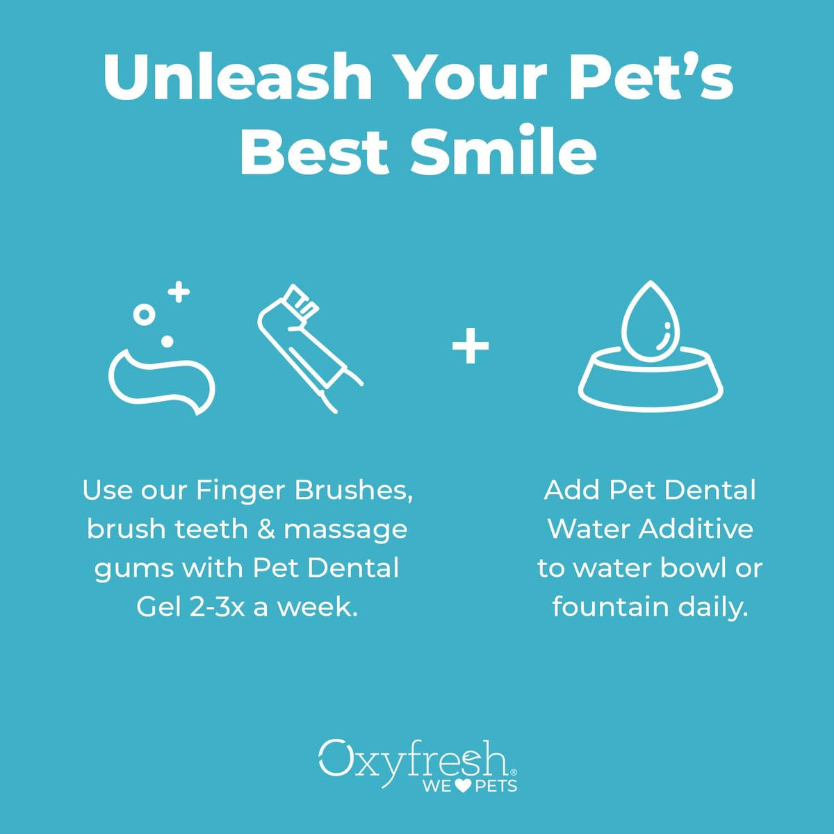 Oxyfresh Pro Dental Powder for Dogs & Cats – Teeth Cleaning Plaque Off