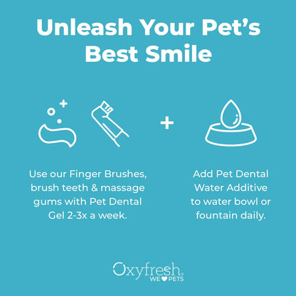 Oxyfresh Pro Dental Powder for Dogs & Cats – Teeth Cleaning Plaque Off
