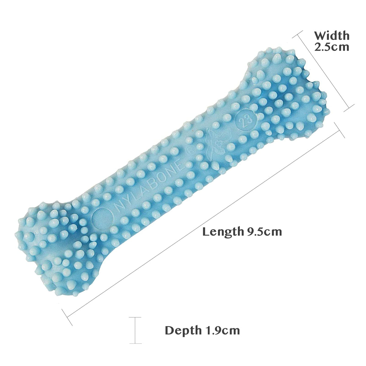 Nylabone New Puppy Starter Kit, Puppy Teething Toys, 3 Pack, Blue