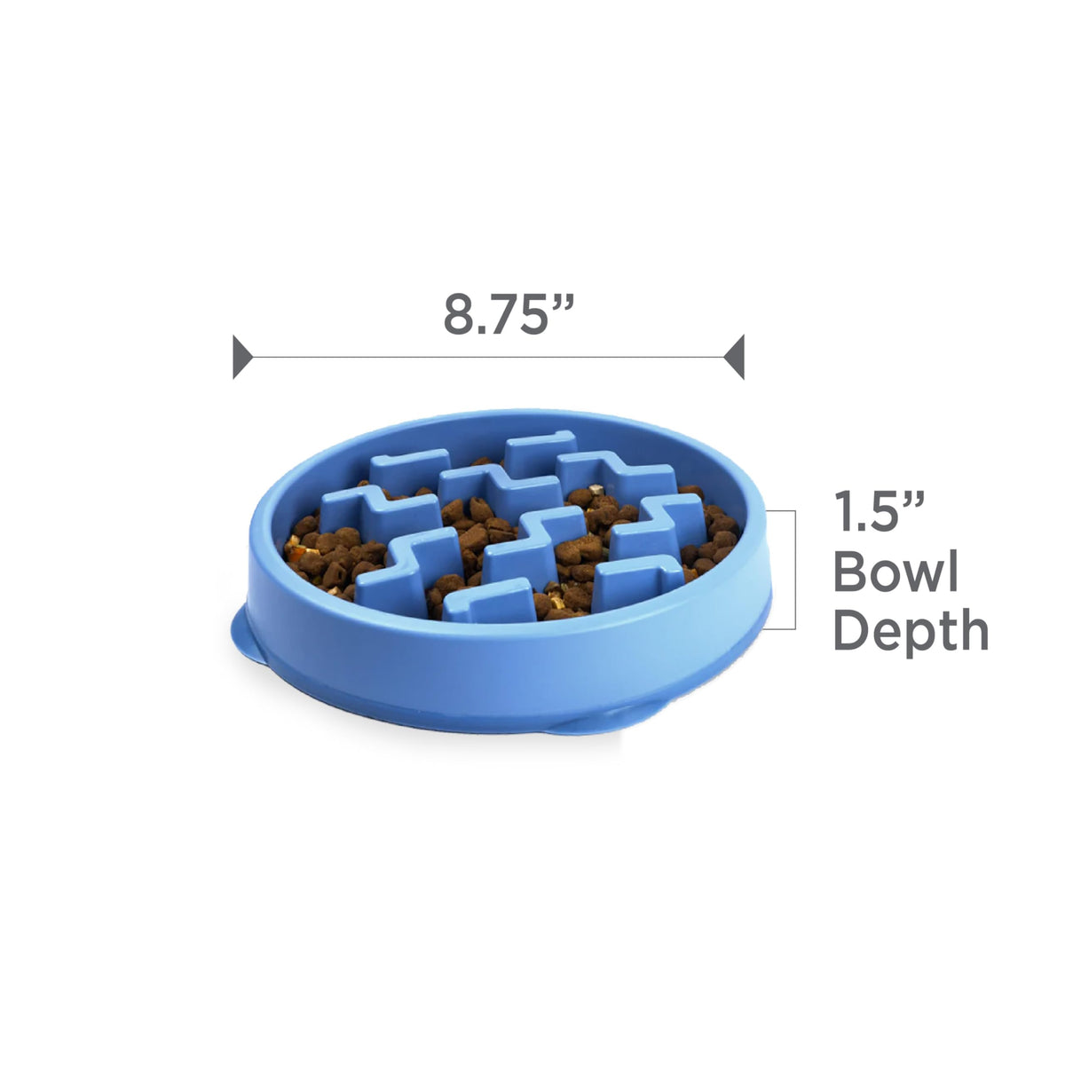 Outward Hound Fun Feeder Slo Bowl Dog Slow Feeder, Wave, Pink, 5.8"