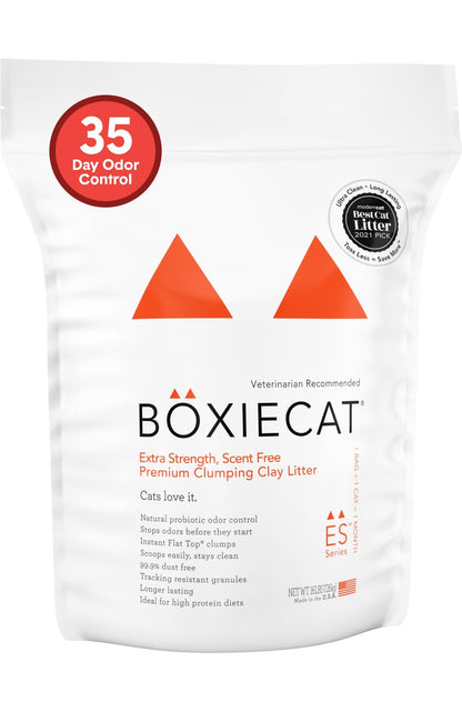 Boxie Premium Scented Clumping Cat Litter 30+ Day Odor Control 40 lb