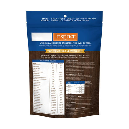 Instinct Freeze Dried Mixers, Dog Food Toppers, Beef, 6 oz. Bag