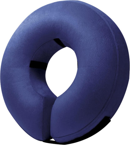 BENCMATE Inflatable Dog Cone Collar Alternative After Surgery Medium, Flag