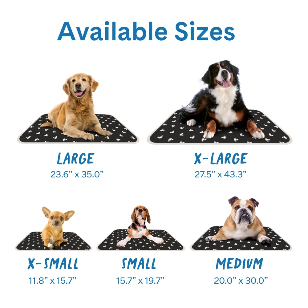 The Green Pet Shop Cool Pet Pad - Medium, Sage Grey - Self-Cooling, Pressure Activated Mat for Dogs & Cats from 21-45 lbs - Non-Toxic Gel, No Water Needed