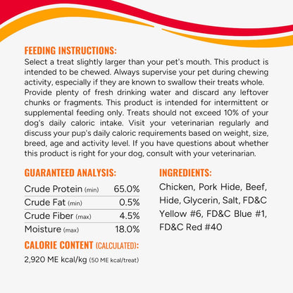 Good 'n' Fun Wings Long-Lasting Dog Treat Made With Real Protein, 12 oz