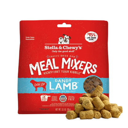 Stella & Chewy's Freeze-Dried Raw Chicken Meal Mixers- Dog Food Topper & Mixer - Made with 95% Cage-Free Chicken, Organs & Bone - Perfect for Picky Eaters - Grain-Free, 2.19 Pound (Pack of 4)